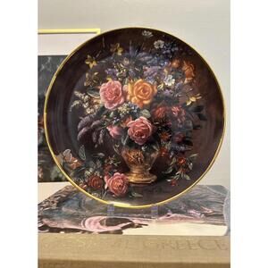 Franklin Mint Heirloom Recommendation Imperial Bouquet Plate JA1099 Gallery Wall